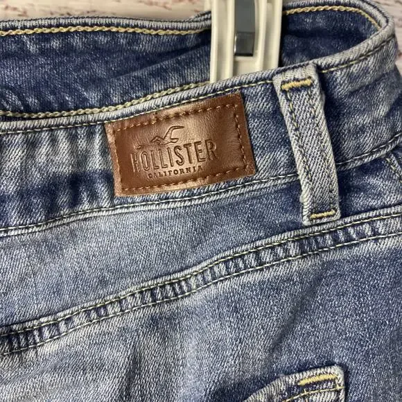 Hollister distressed, high-rise, vintage stretch, mini skirts size 9/29 Y2K - Picture 9 of 15